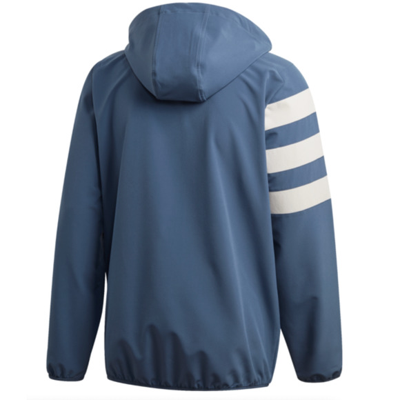 Adidas All Blacks Rugby All Weather Hooded Jacket Tech Ink/Grey EH5571 - Picture 3 of 3